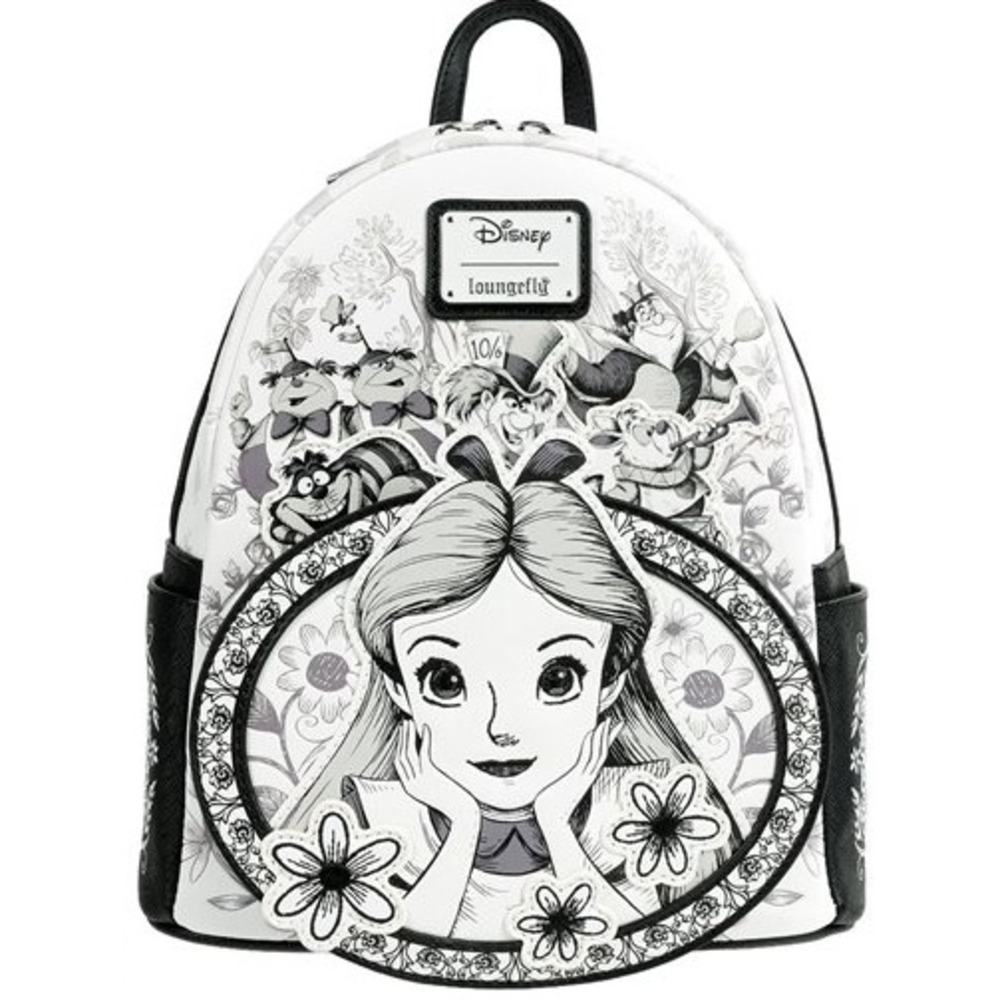 Loungefly Alice in Wonderland Sketch Mini Backpack EE Exclusive BNWT